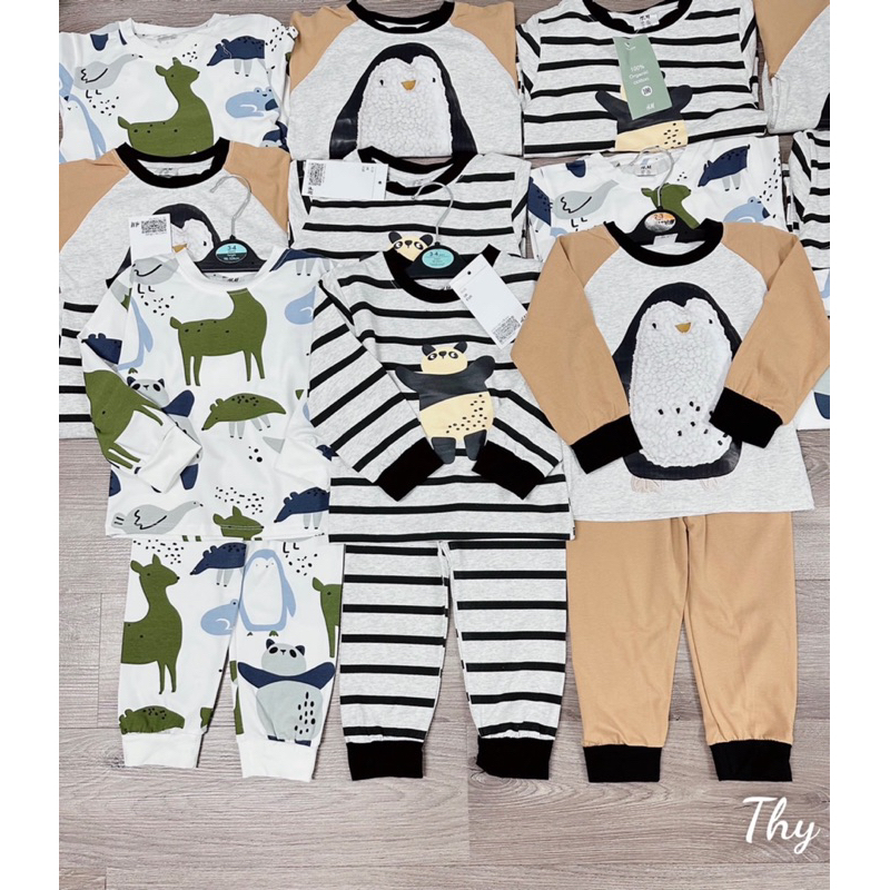 Bộ quần áo thu đông cho bé trai, bé gái 8-25kg