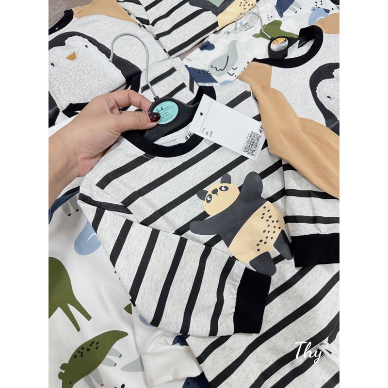 Bộ quần áo thu đông cho bé trai, bé gái 8-25kg