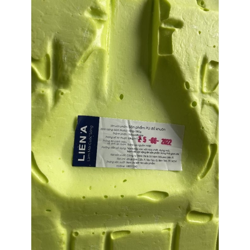 Mút yên 2 tầng Liên Á kèm da yên chỉ đỏ