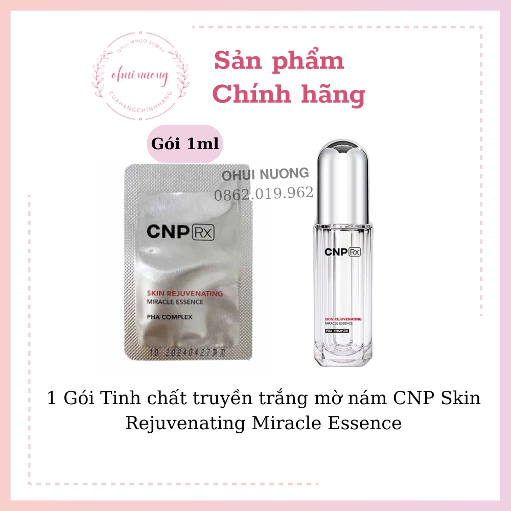 1 Gói Tinh chất truyền trắng mờ nám CNP Skin Rejuvenating Miracle Essence_OHUINUONG