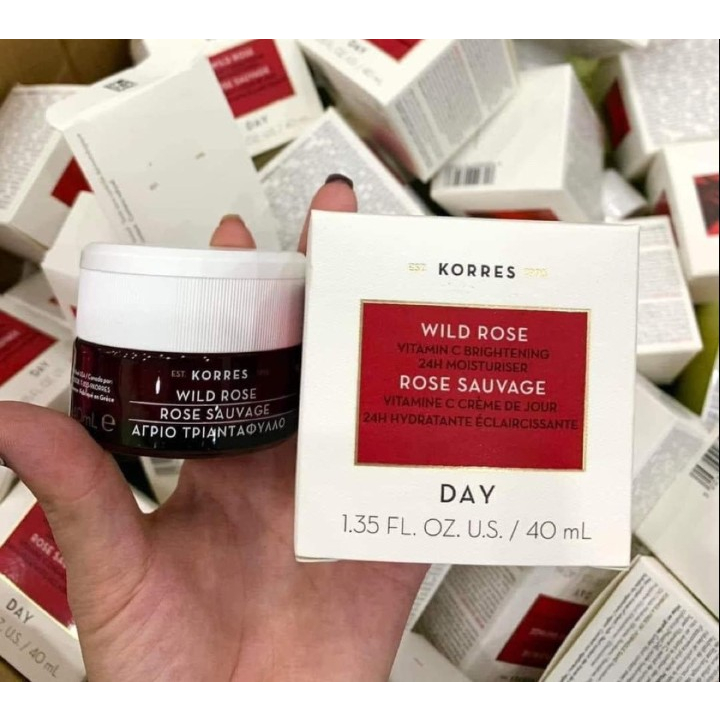 Wild Rose VITAMIN C BRIGHTENING 24H MOISTURISER 40ML