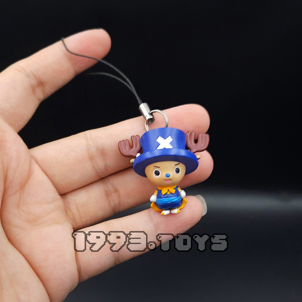 Dây treo móc khóa mô hình nhân vật figure Dragon Ball x One Piece PLEX Shonen Jump 40th Anniversary Strap - Gogeta