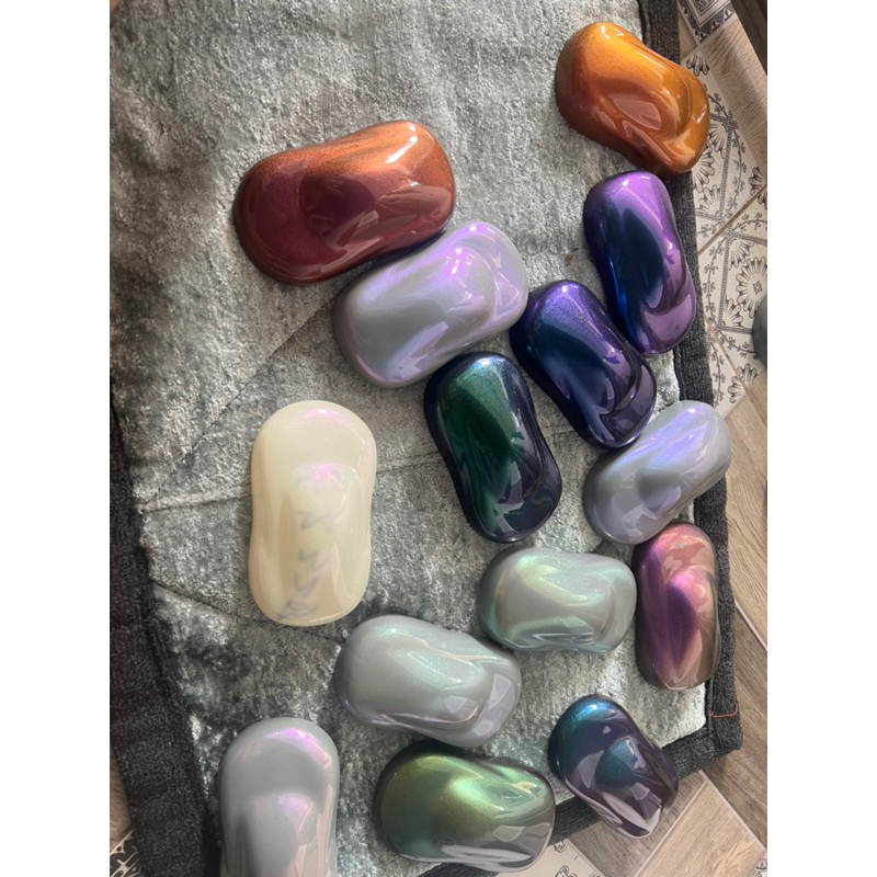 Sơn xe máy -pha lê đổi màu . 65k/100g