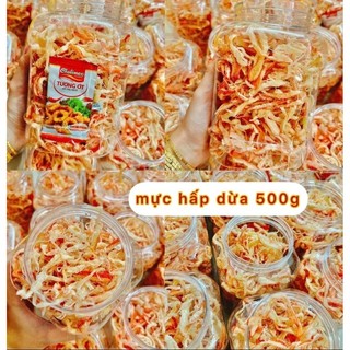 Mực hấp nước dừa