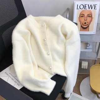 Áo len lông khoác phong cách ulzzang