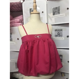 Áo 2 dây babydoll đính nơ đá