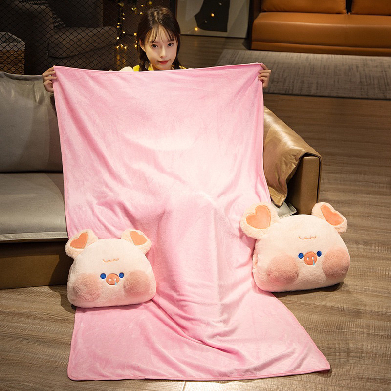 NEW💥Gấu mền văn phòng 3 in 1💥Cam kết Gấu bông cao cấp