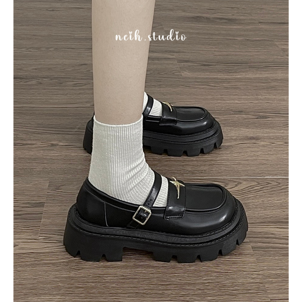 Giày Mary Jane nữ phối sao đế răng cưa neih.studio