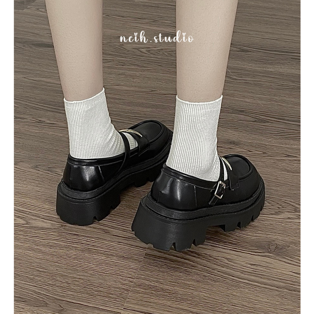 Giày Mary Jane nữ phối sao đế răng cưa neih.studio
