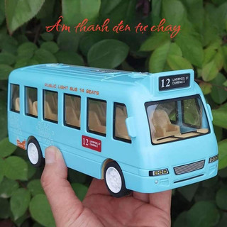 Đồ chơi xe bus tự chạy âm thanh đèn