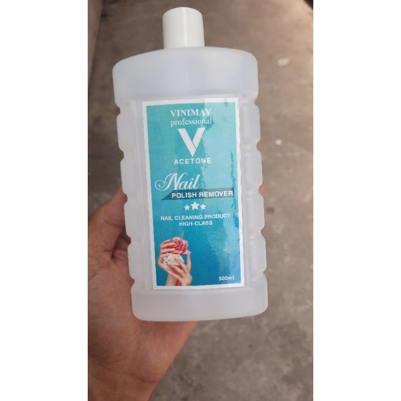 Axeton ủ phá gel vinimay,nước rửa móng vinimay 500ml