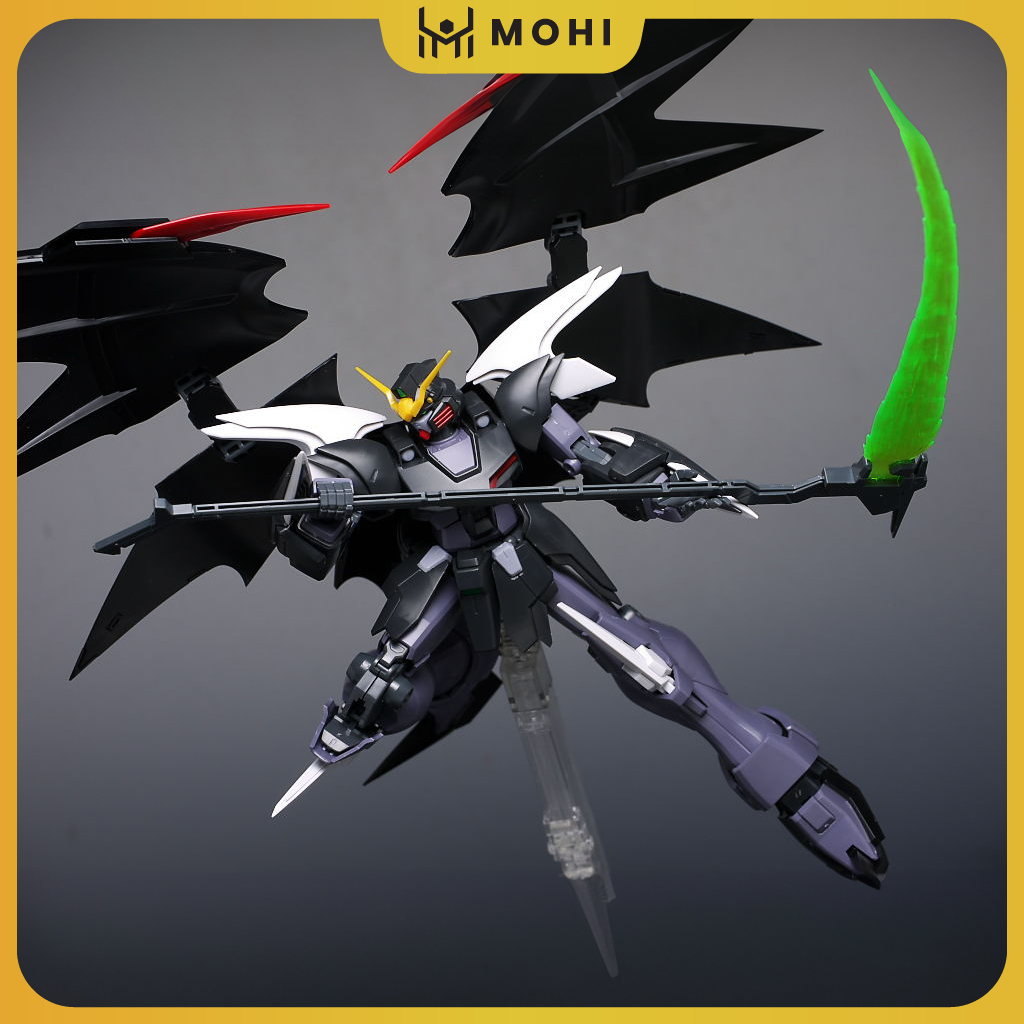 Mô hình Gundam Deathscythe-Hell ĐEN - Cao 17cm - nặng 150gram. Figure Gundam - Có hộp màu