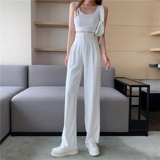 Quần ống rộng nữ, quần tây nữ cạp cao ống suông QOR01