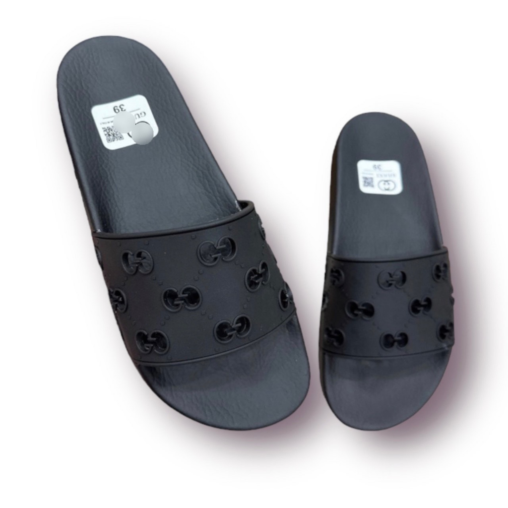 Dép lê nam nữ GC quai ngang ,Dép đế cao su non siêu êm bền nhẹ có hộp bảo vệ