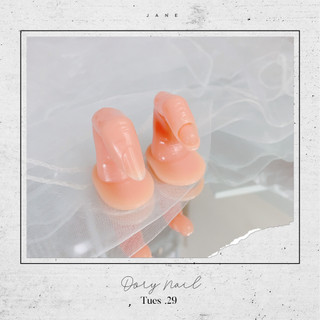 Ngón tay học nail, làm mẫu