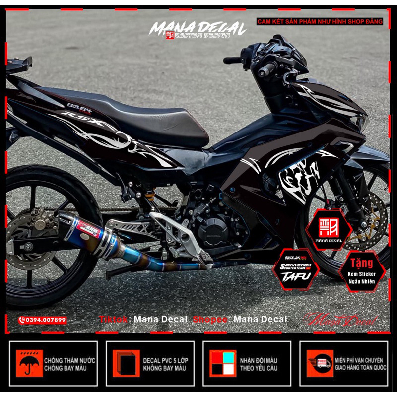 Tem Rời winner x v3 mẫu mới shop thiết kế