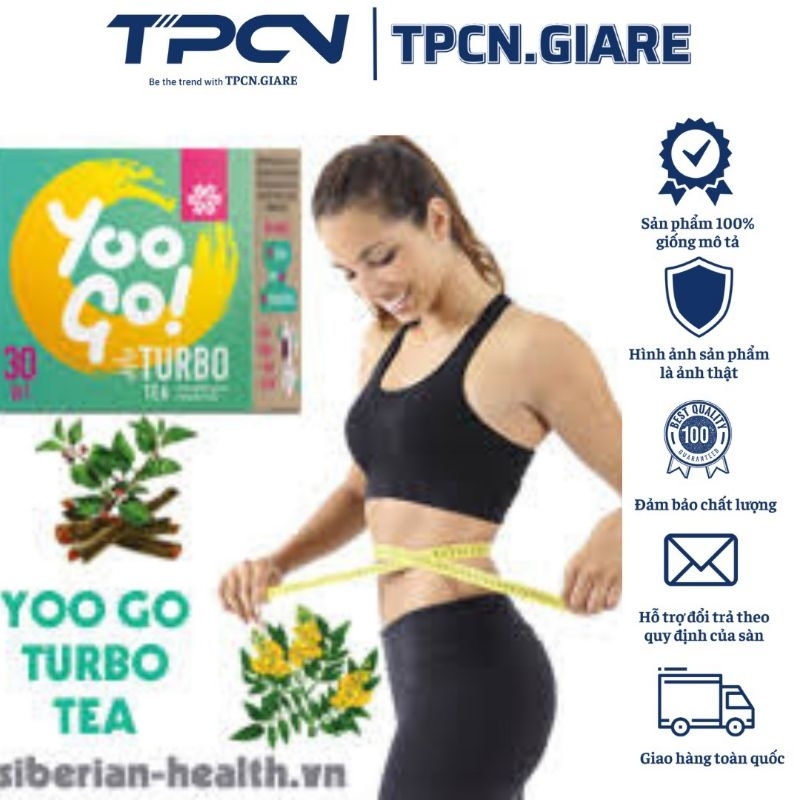 Trà Giảm Cân Thảo Mộc Thải Độc Yoo Go Turbo Tea Siberian