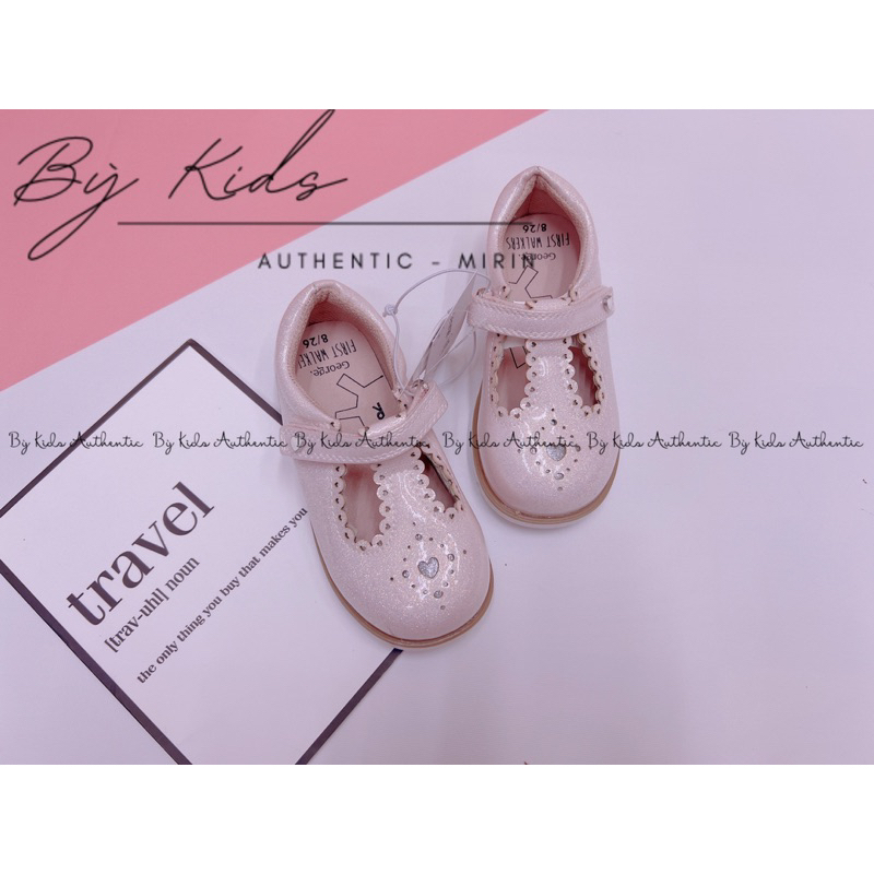 Giày búp bê  George nhũ hồng  siu xinh sz 8k 9k  cho bé gái….