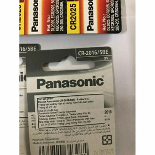 Vỉ pin Panasonic 5 viên
