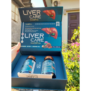 Hộp 2 lọ bổ gan Liver Care - Thanh nhiệt, giải độc, hạ men gan, hỗ trợ phục hồi viêm gan, gan nhiễm mỡ hộp 2 lọ 60v