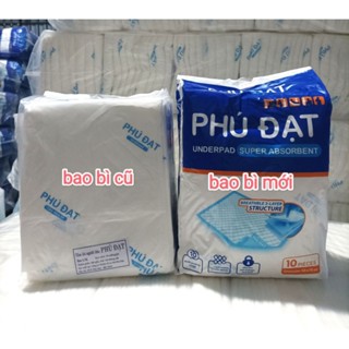 10 Miếng tấm lót phú đạt dành cho người già và phụ nữ sau sinh (45cm ×70cm) siêu thấm hút kháng khuẩn