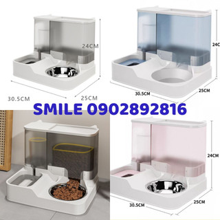 🍀🍀 Khay ăn uống liền 30x25x24cm máng ăn Inox cao cấp dành cho chó mèo