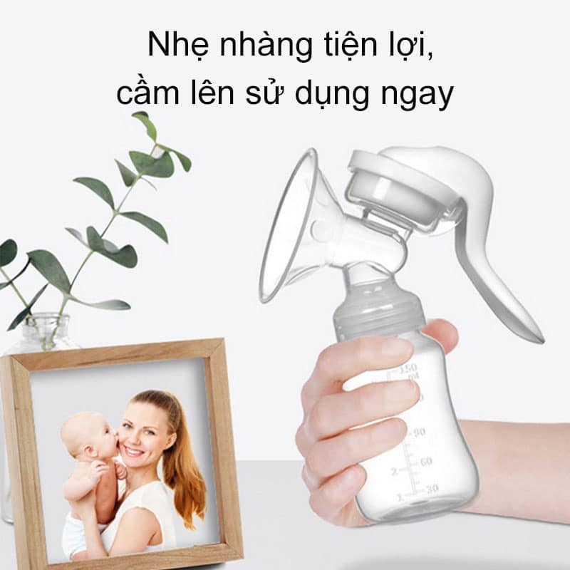 MÁY VẮT SỬA, HÚT SỮA BÓP TAY KÈM BÌNH SỮA TIỆN DỤNG