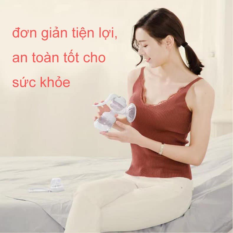 MÁY VẮT SỮA BẰNG TAY, CÓ KÈM BÌNH SỮA SIÊU TIỆN DỤNG