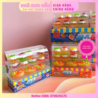 Sỉ- Lốc gồm 12 Hộp kẹo dẻo hình tủ bánh kem mix nhiều mẫu xinh xắn cho bé Hongkong hộp gam