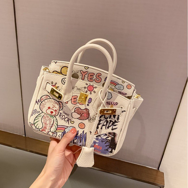 Túi HM sticker gấu 20cm