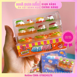 Kẹo dẻo hình tủ bánh kem mix nhiều mẫu xinh xắn cho bé Hongkong hộp 40gam