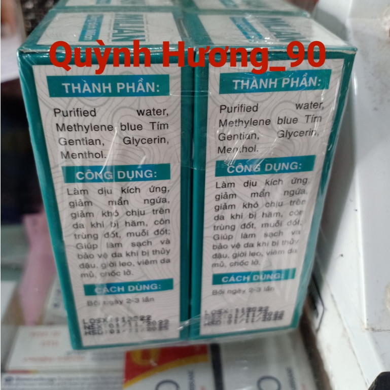 Dung dịch sát khuẩn da,làm dịu da MILIAN 17ml