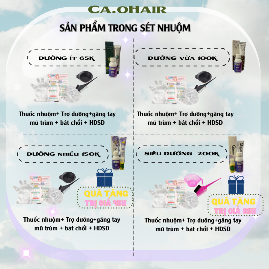 Thuốc nhuộm Tóc, Màu Nâu Trà Sữa, Nâu Sữa  Nhuộm cao cấp tại nhà | Ca.ohairshops