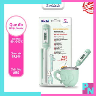 Que đo nhiệt độ sữa đo nhiệt độ thức ăn nước tắm cho bé nhiệt kế đo sữa nhiệt kế đo nước cho bé Kichilachi