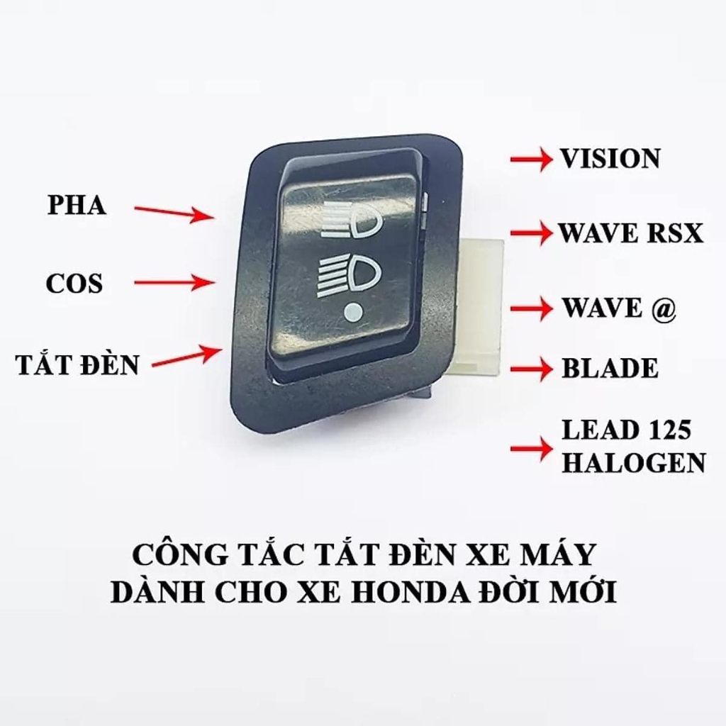 Công tắc tắt đèn sáng ban ngày cho xe đời mới