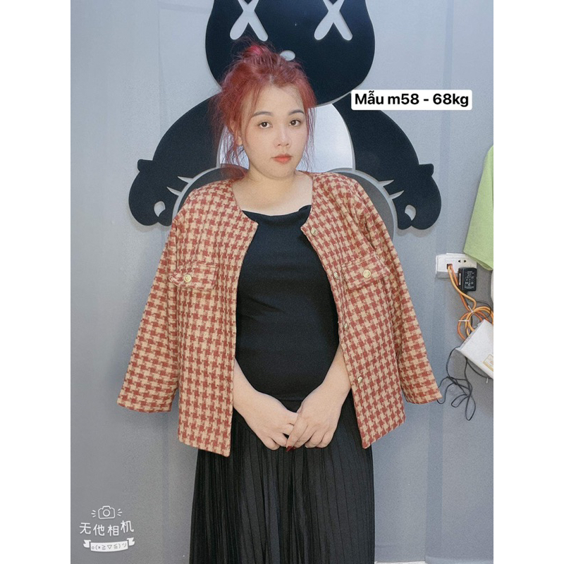 Áo dạ ziczac bigsize