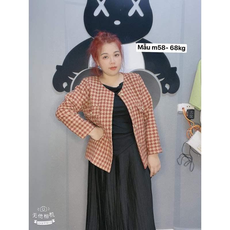 Áo dạ ziczac bigsize