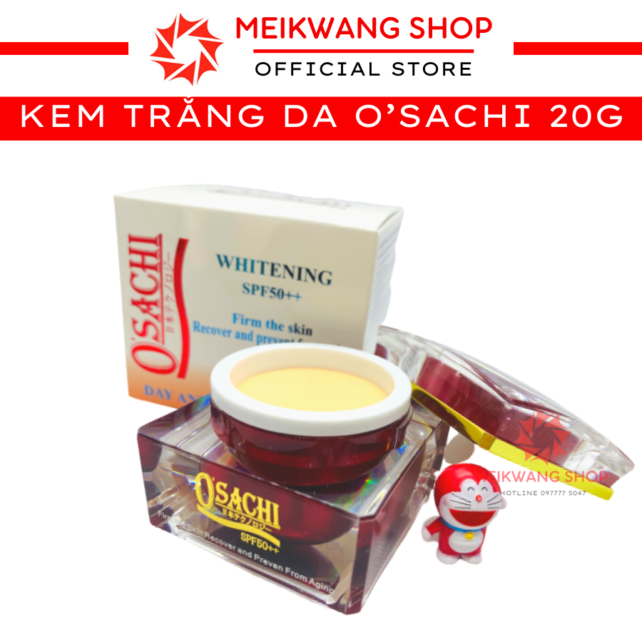 Kem OSACHI Đỏ 7 IN 1 - WHITENING DAY AND NIGHT CREAM - Dưỡng Trắng - Tái Tạo Da - Phục Hồi Da Lão Hóa