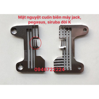 Mặt nguyệt cuốn bèo , cuốn biên máy vắt sổ 4 chỉ công nghiệp jack, bruce, siruba đời K