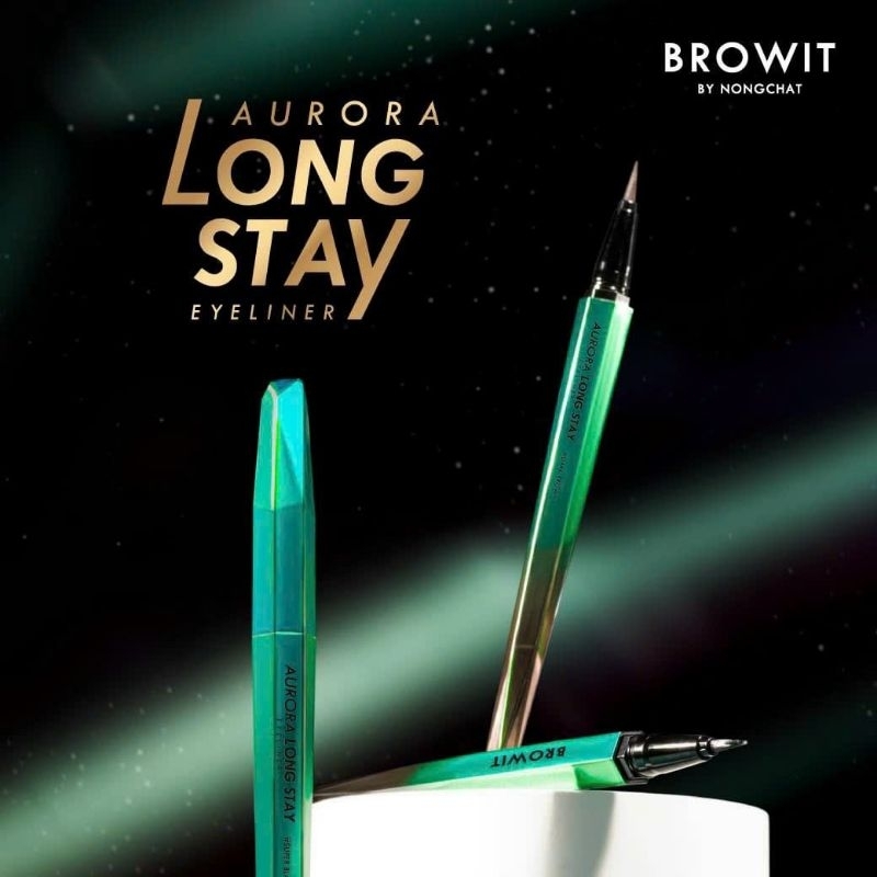 BÚT KẺ MẮT BROWIT AURORA LONGSTAY - không thấm nước, chống mồ hôi, viết mịn