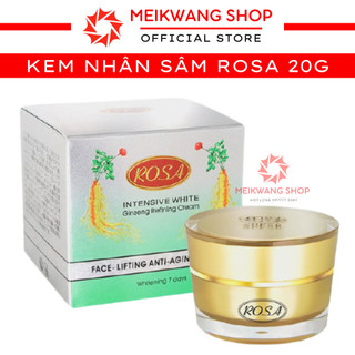 Kem ROSA Nhân Sâm Đỏ - ROSA INTENSIVE WHITE GINSENG REFINING CREAM 20g - Giảm Thâm Nám - Phục Hồi Da