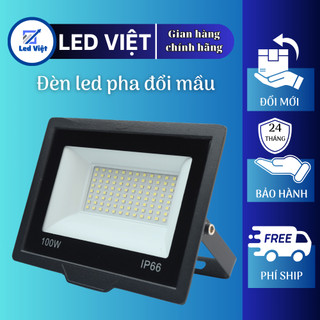 Đèn pha led đổi màu rgb 20w 30w 50w 100w có điều khiển
