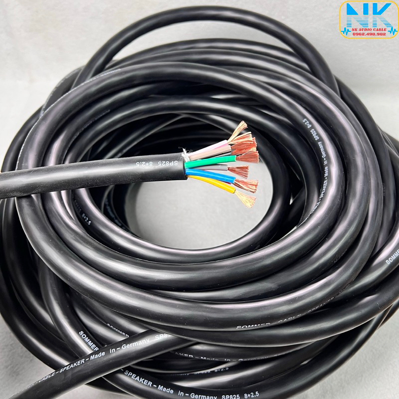 Combo 5M Dây Loa Sân Khấu Sự Kiện 6 - 8 Lõi Đồng Nguyên Chất