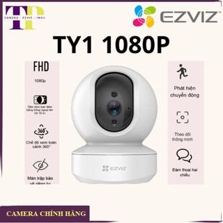 [TẶNG KÈM CHÂN ĐẾ] Camera IP Wifi (Hikvision) Ezviz TY1 2MP - Độ Phân Giải 1080P