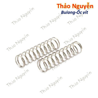 Lò xo nén inox phi 4.5mm phi 6mm phi 7mm sợi 1mm dài 20mm 25mm 30mm 40mm