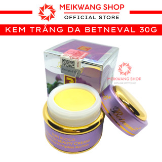 Kem BETNEVAL Tím 30g - Dưỡng Trắng - Giảm Thâm Nám - Tàn Nhang - Đồi Mồi - Cải Thiện Da Mụn - Giảm Thâm Sau Mụn
