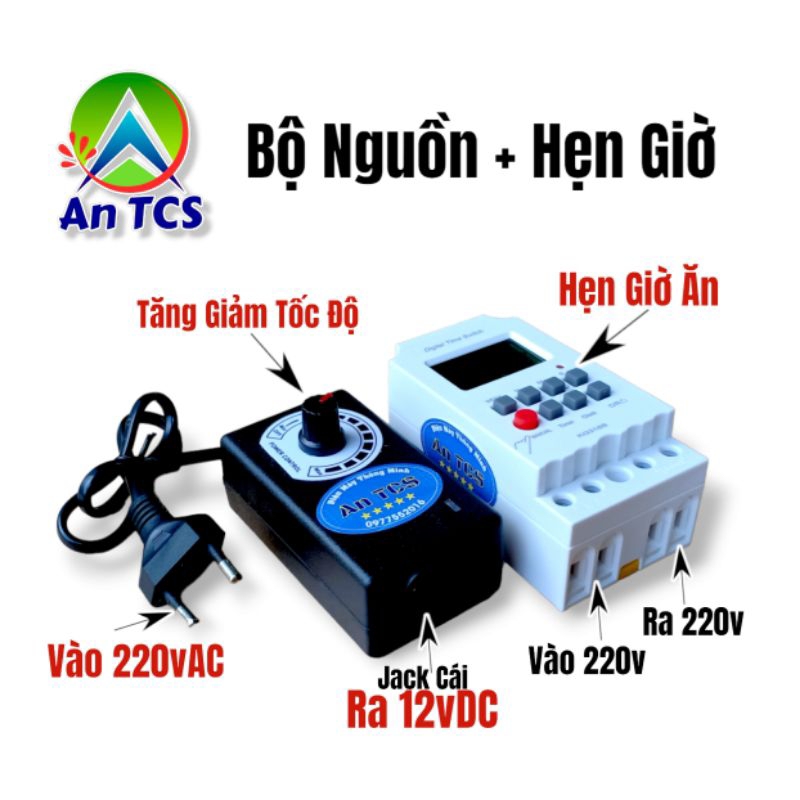 An TCS Máy V6 kèm nguồn 12