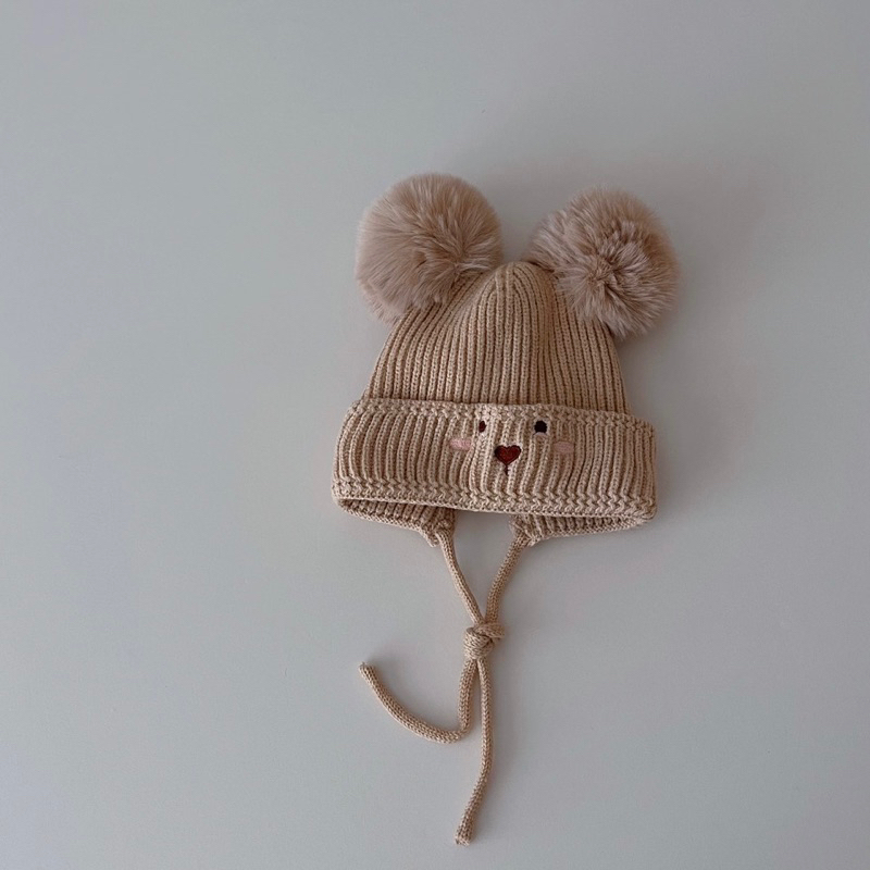 Nón Len Gấu cho bé