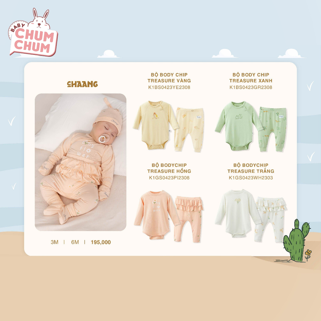 Bộ Body Chip Treasure CHAANG AW23D10