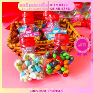 Kẹo sô cô la săc màu/ kẹo sô cô la sỏi hủ ngôi sao mini dễ thương cho bé Hongkong hủ 12gam